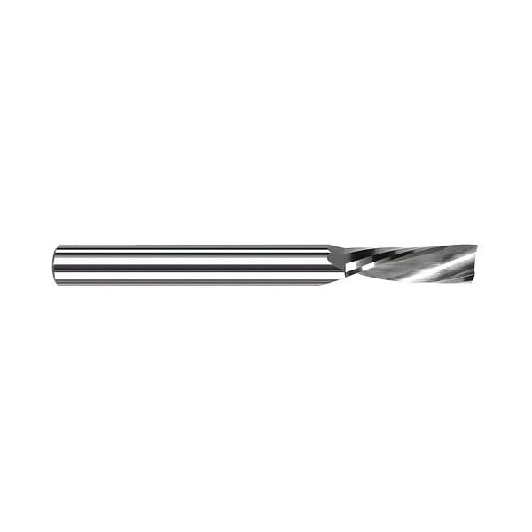 0.0937 in. 3/32 Cutter dia. x 0.2790 in.  Carbide Square Downcut End Mill for Plastic, 1 Flute